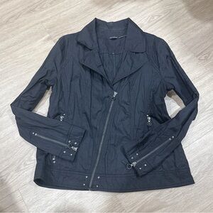 stella carakasi Women's Black zip up coat Jacket M